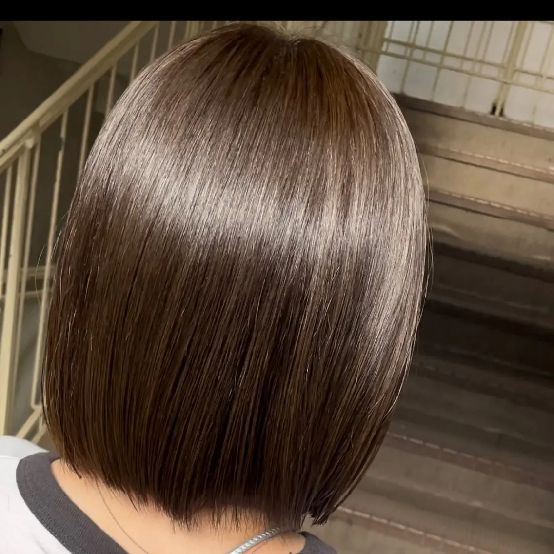 ショート カット ヘアカラー 🧸赤み消し🐾 ラベンダ/ミルクティのヘアスタイル