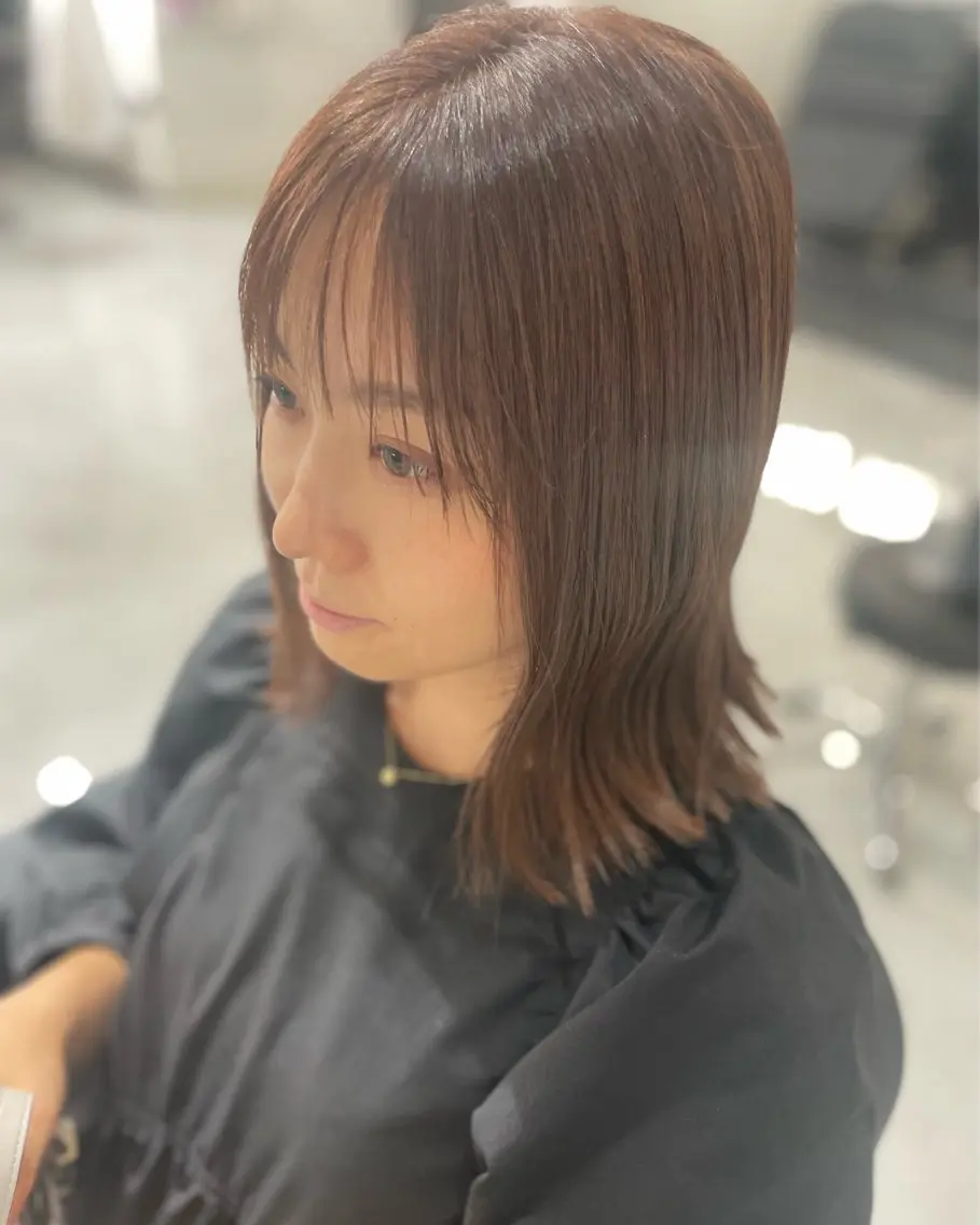 ワンカラー+シャンプーカットの写真