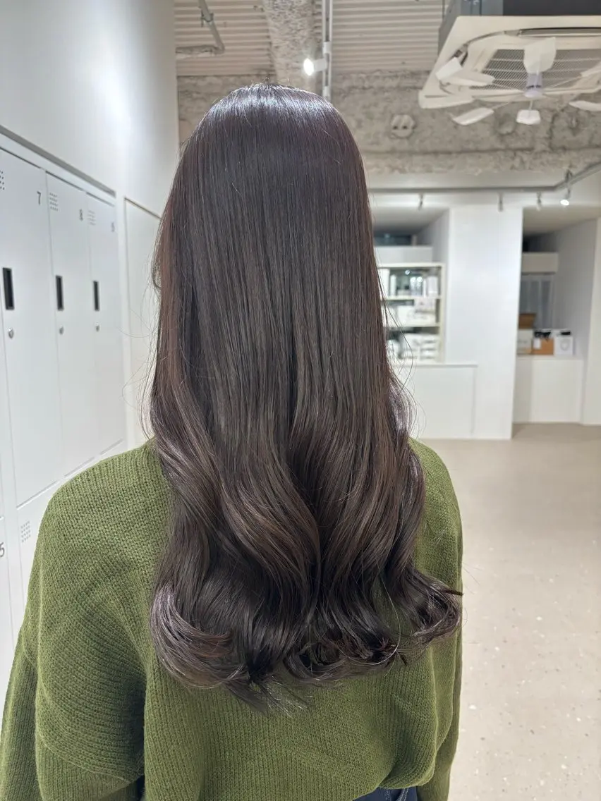 ロング カラー カット ヘアカラー トリートメント 似合わせ美髪ヘア✨ 天王寺.阿倍野🌈のヘアスタイル