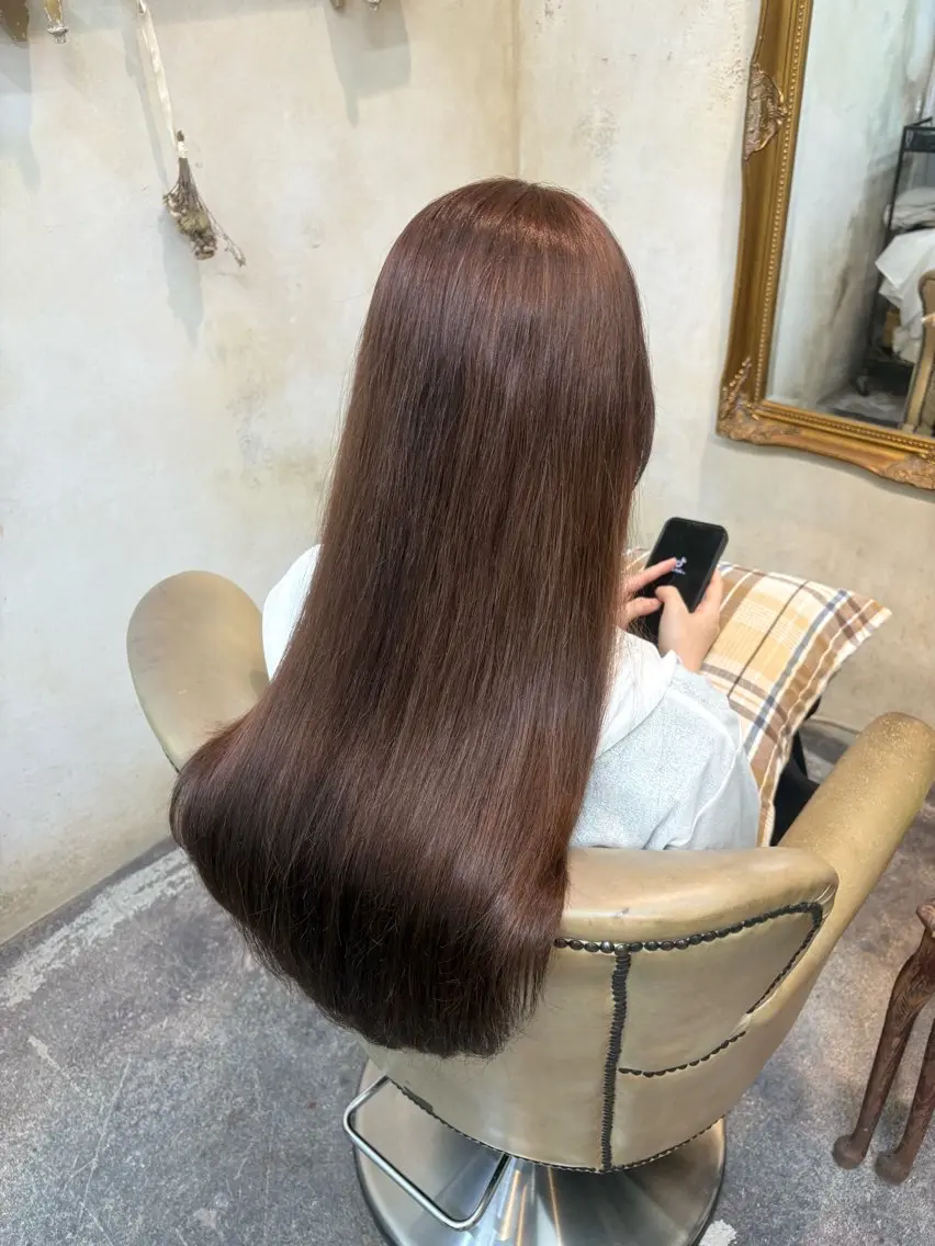 ロング カラー 林 夢良🖤のヘアスタイル