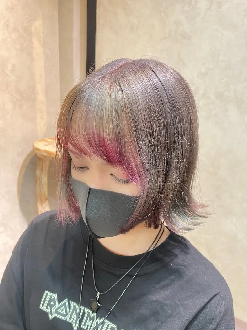 カラー 内山 あすかのヘアスタイル