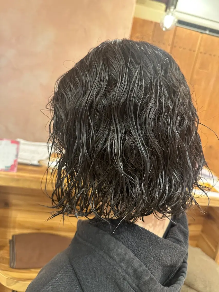 パーマ プードルパーマ なずな 🧚のヘアスタイル
