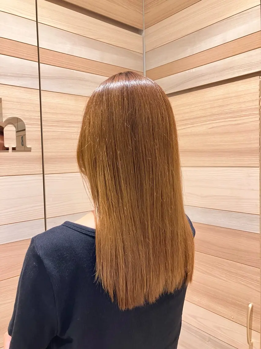 ロング 顔周りカット 縮毛矯正 縮毛矯正 モデル様募集中🍏✨ Ash_Manamiのヘアスタイル