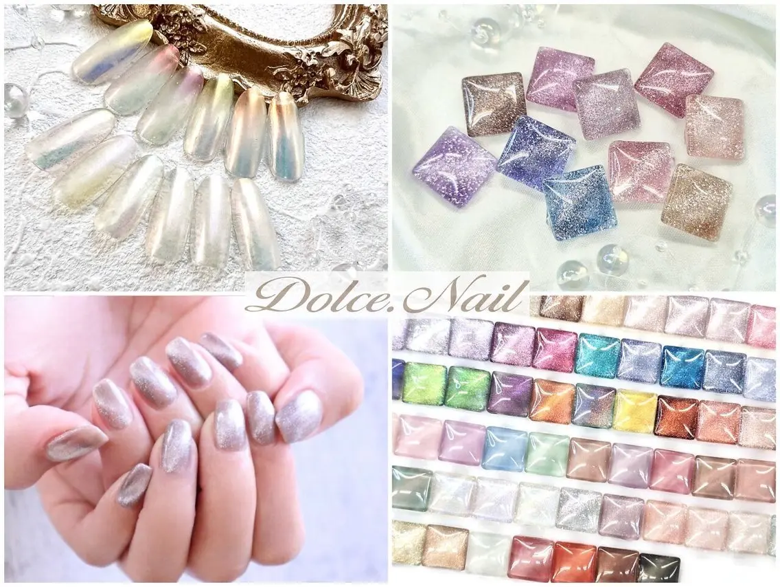 ハンド🖐️【オフなし】マグネットorオーロラorフラッシュnail💓３種のコースから選べる🪽フラッシュマグも🙆の写真