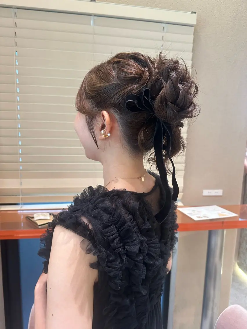 【👰🏻‍♀️結婚式・イベント前に💐】ヘアセット🫧当日予約◎の写真