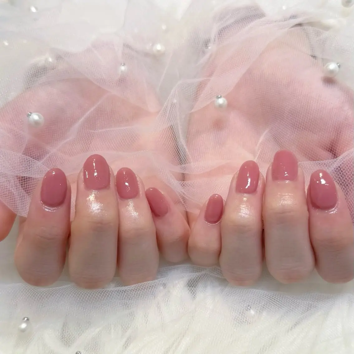 オフありワンカラー♪♪50色orラメ、フラッシュから選べる💗　※再来¥4500の写真