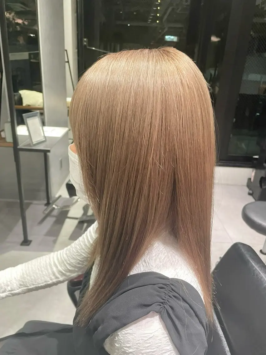ロング カラー ヘアカラー トリートメント CHERIM ❤️🔥新家光葉のヘアスタイル