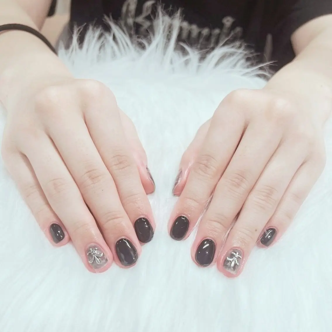 メンズ ネイル アートネイル ストーンネイル Nail Salon Lindaのネイルデザイン