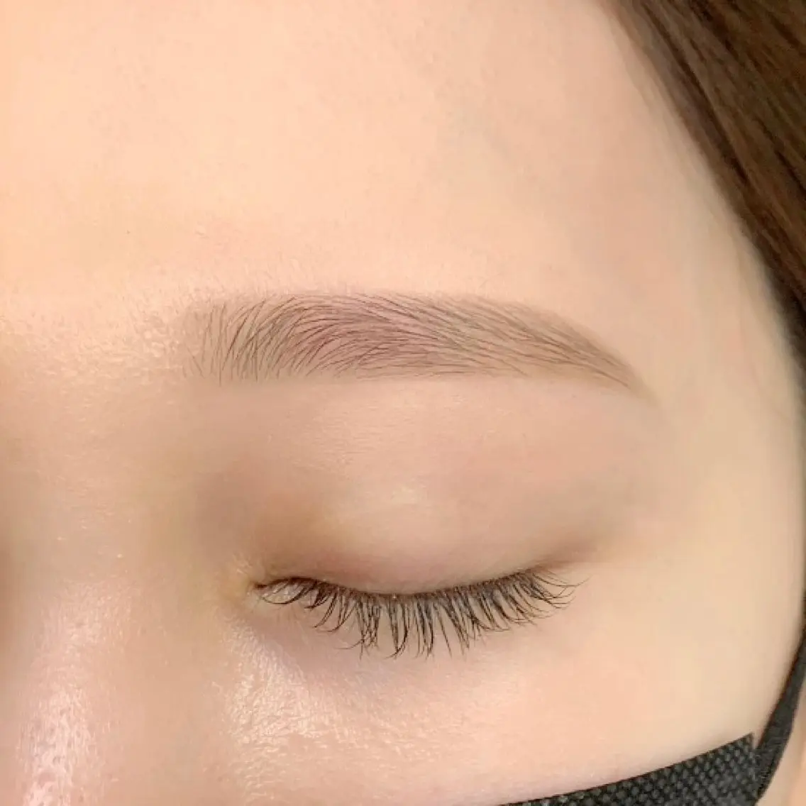 アイブロウ 眉カラー メンズアイブロウ 眉毛ワックス脱毛 ohime 新宿店 natsumiのマツエク・マツパデザイン