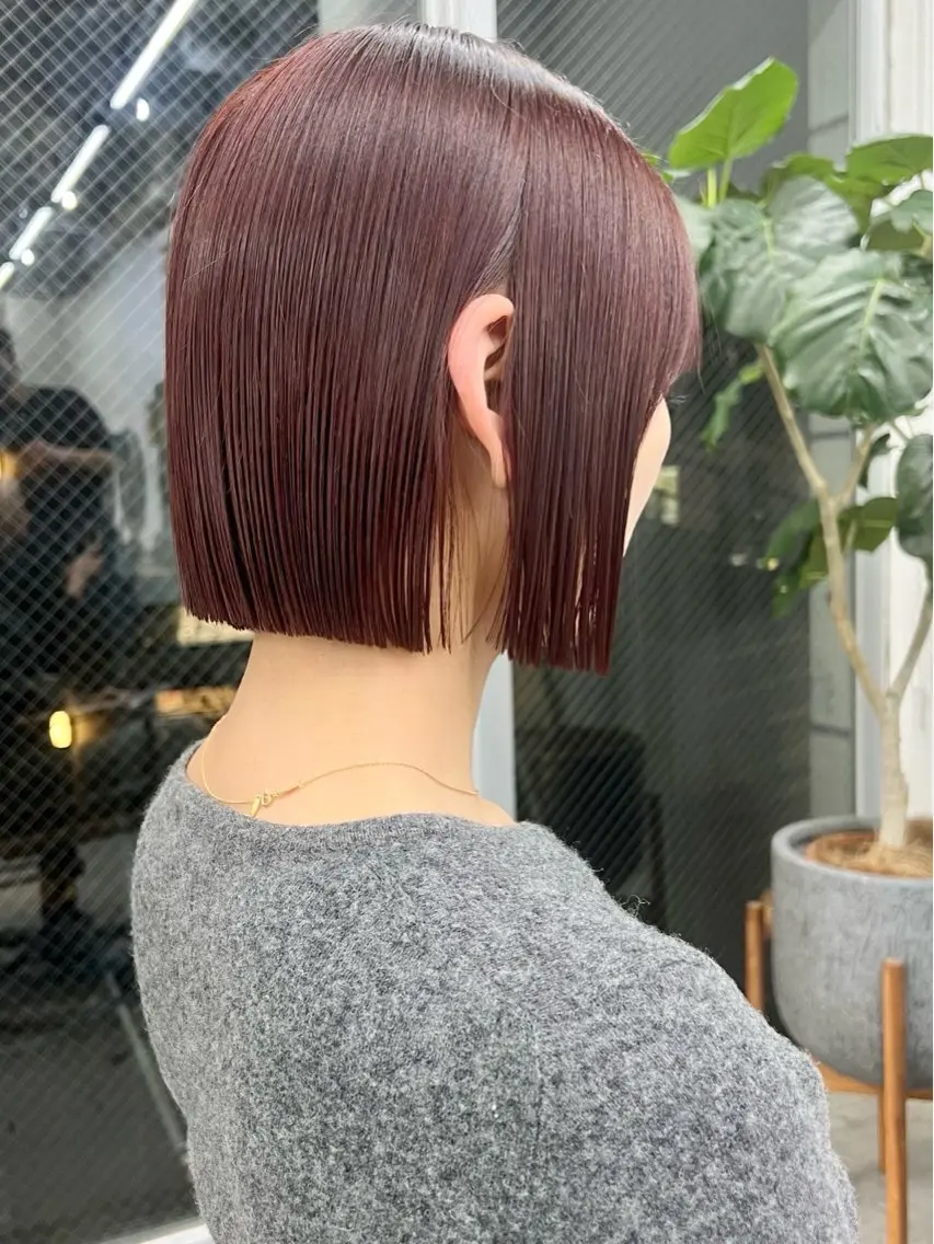 ミディアム ヘアカラー 暖色カラー/レイヤー カット☁️MEI☁️のヘアスタイル