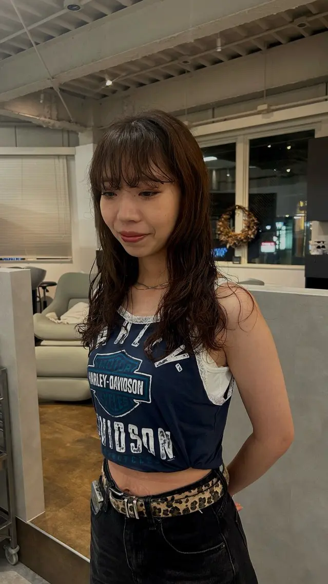 カラー ヘアカラー トリートメント ユイ コハルのヘアスタイル