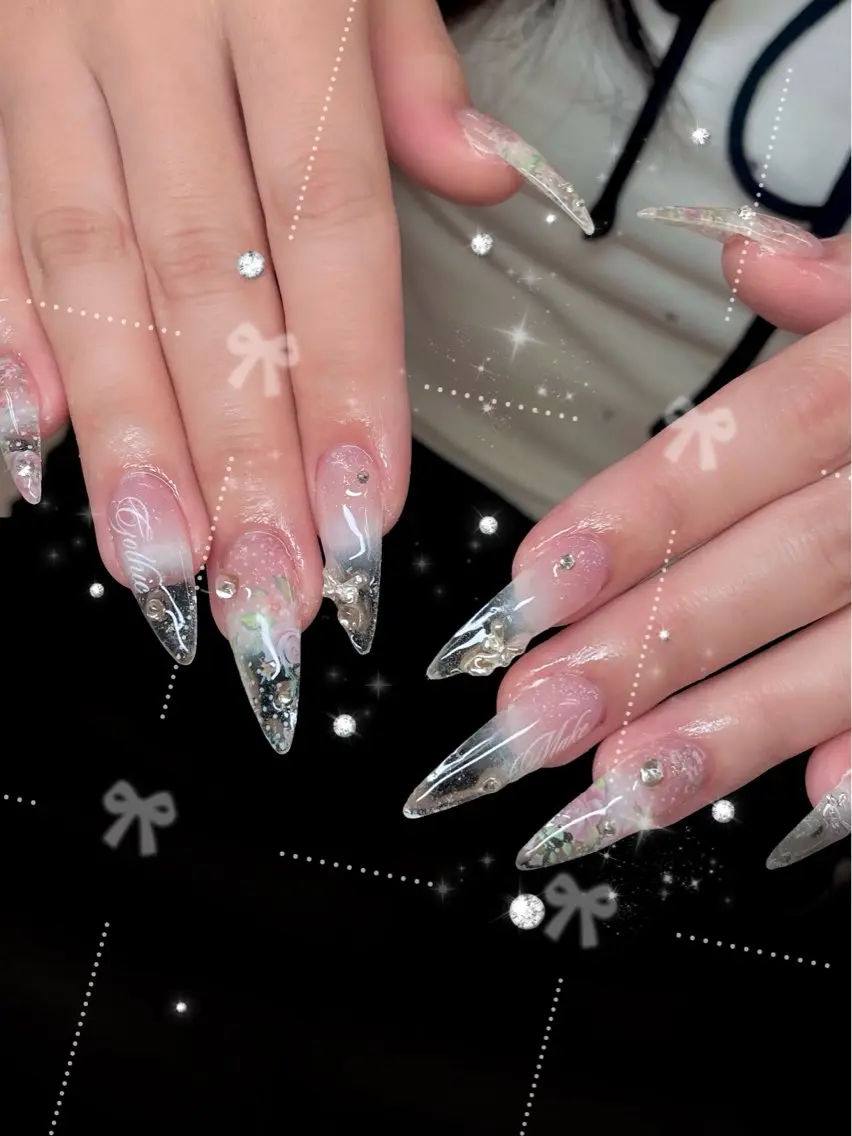 ネイル クリアネイル ハンドネイル nailsalon popoのネイルデザイン