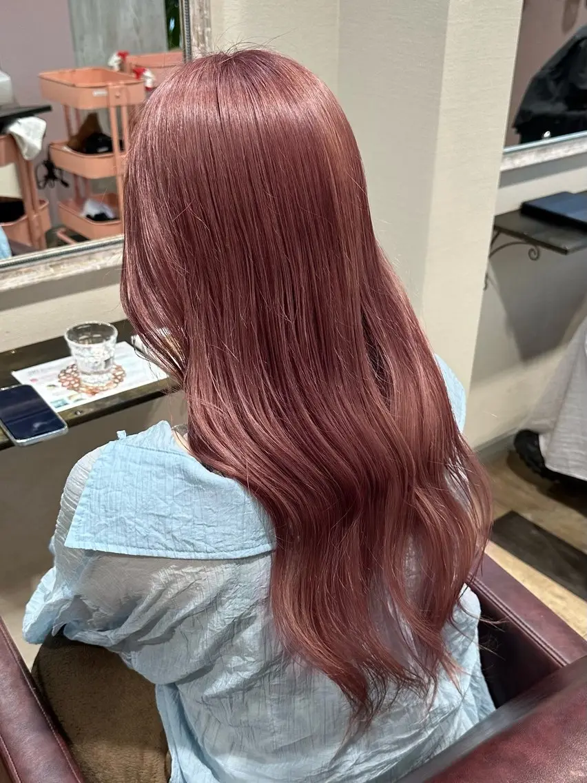 ロング カラー 柔らかいbeige ￤韓国￤🩰マユ🩰のヘアスタイル