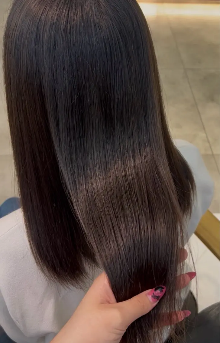 トリートメント 暖色ෆ‪透明感カラー 🩷cocoriのヘアスタイル