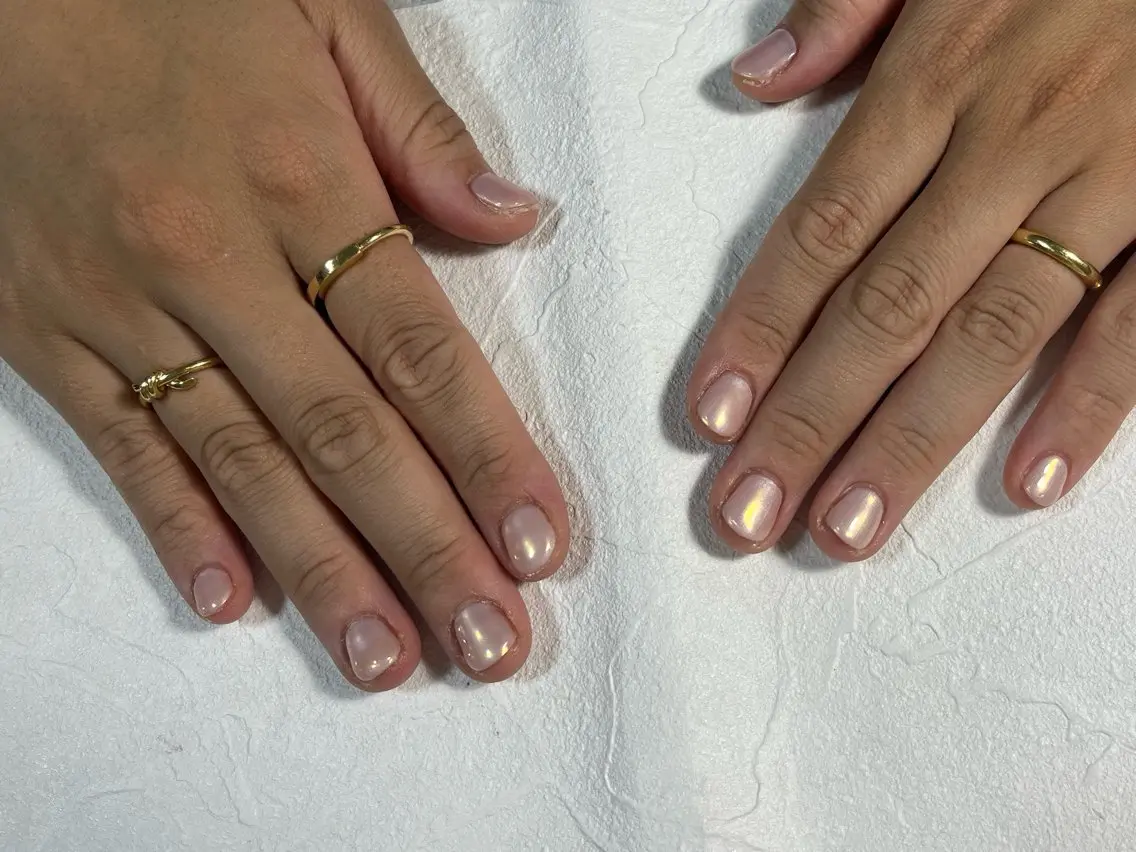 ネイル オーロラネイル フットネイル フレンチネイル ジェルネイル 韓国ネイル ハンドネイル kiki nail たまプラーザのネイルデザイン