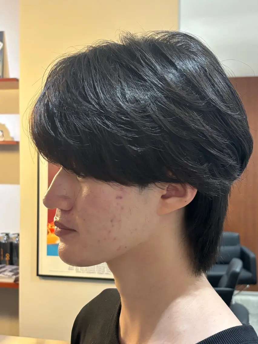 メンズウルフカット対応◎丁寧なカウンセリングで理想のメンズスタイルを実現します‼️の写真
