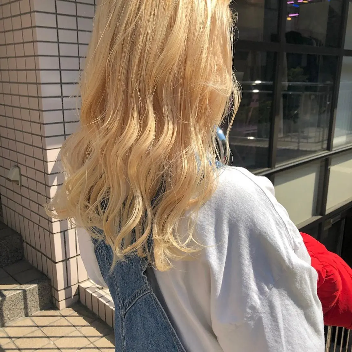 ミディアム カラー パーマ ヘアアレンジ メンズ ネイル マツエク・マツパ メンズハイトーン ハイトーンカラー トリートメント 天神レイヤーカット No.1💖マユカのヘアスタイル