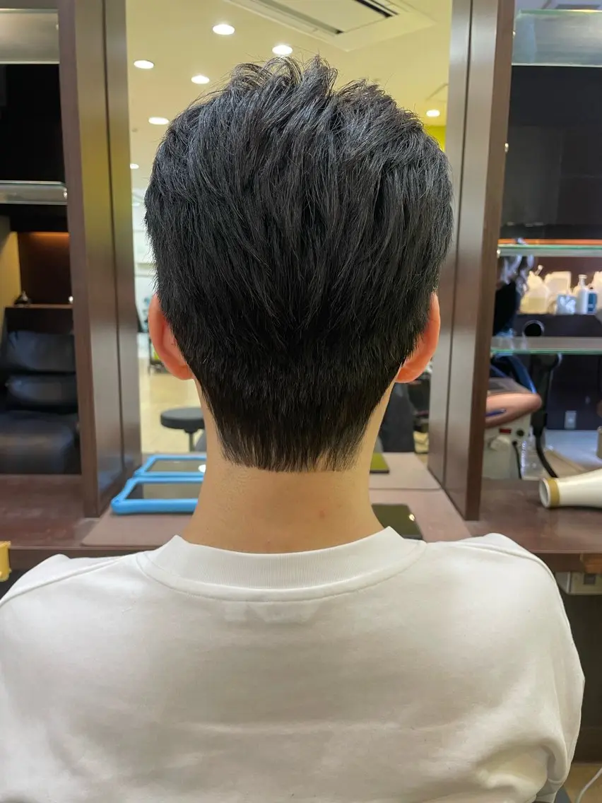 ショート カット パーマ 奥野JAPAN🌈 艶髪カラーのヘアスタイル