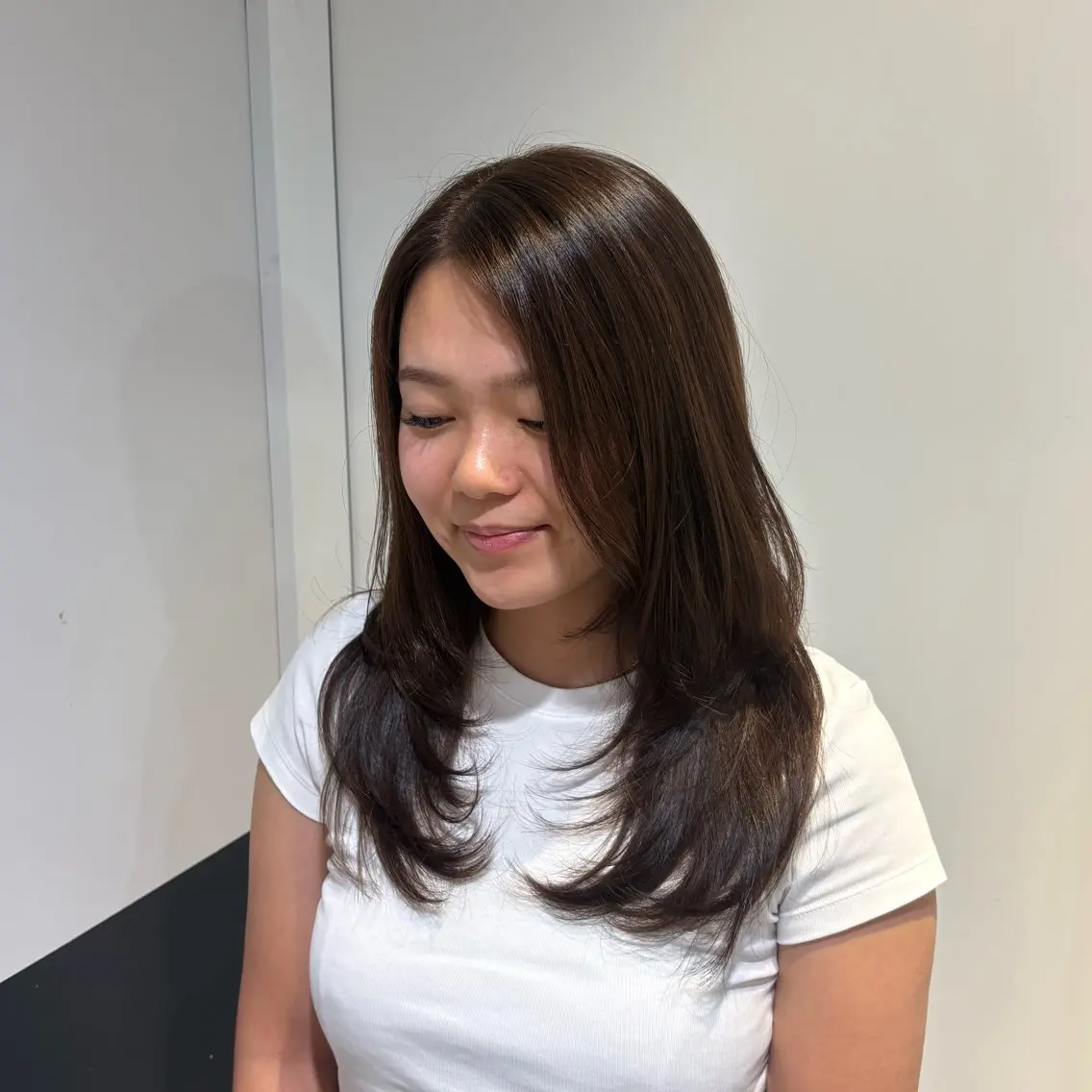 セミロング レイヤーカット カット トリートメント ボブ/外国人風カラー 🩵mikiのヘアスタイル