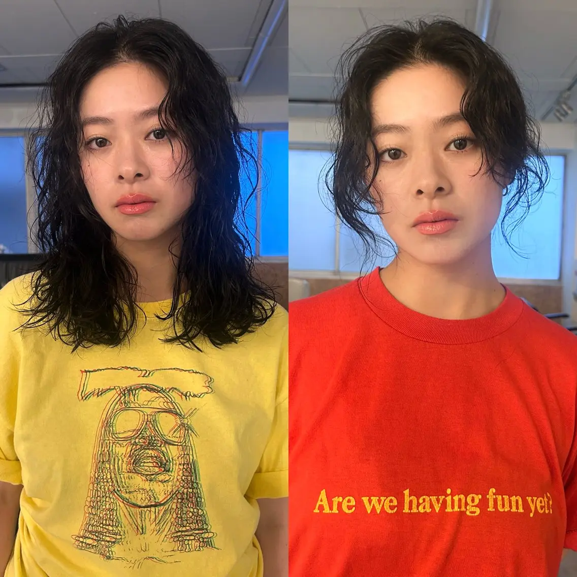 セミロング 似合わせcut 🔥yutakaのヘアスタイル