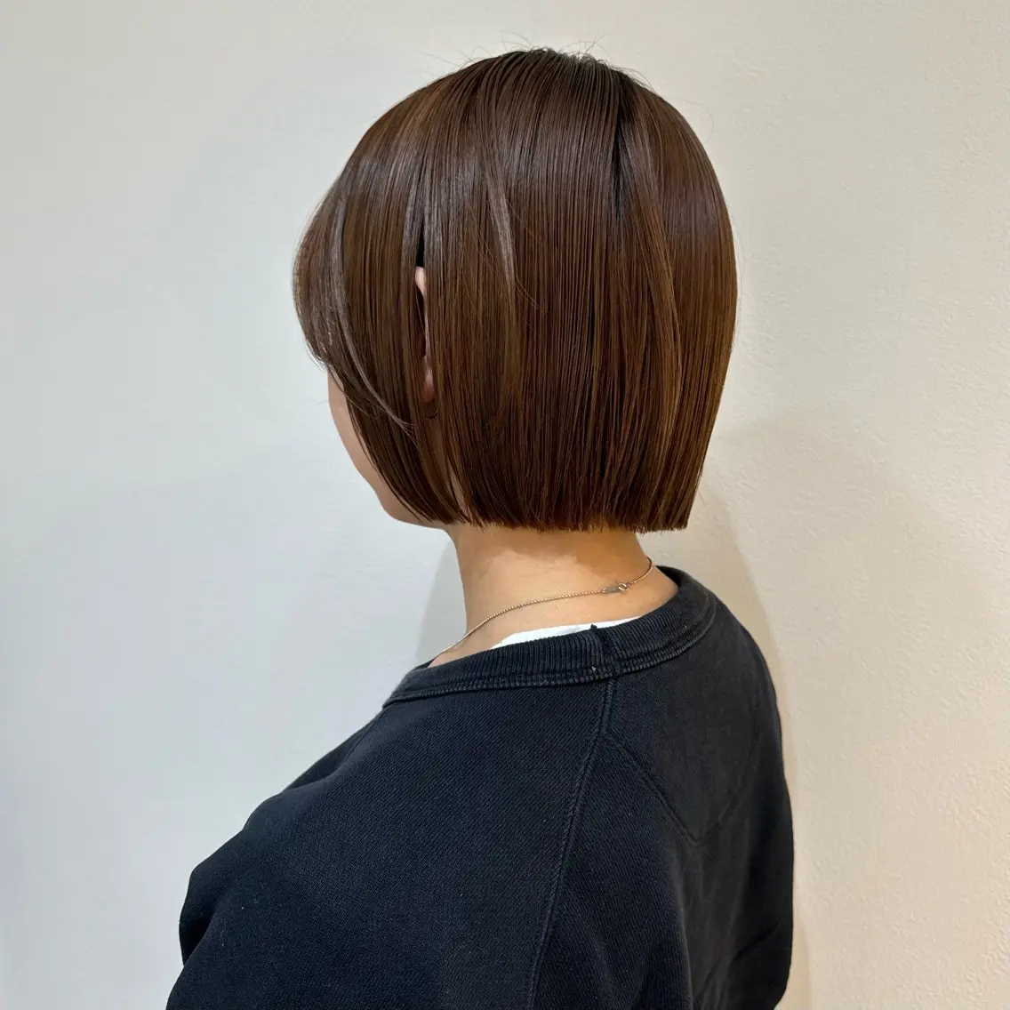 ショート 切りっぱなしボブ ボブ カット トリートメント 似合わせhair /モガミユナ🎀のヘアスタイル