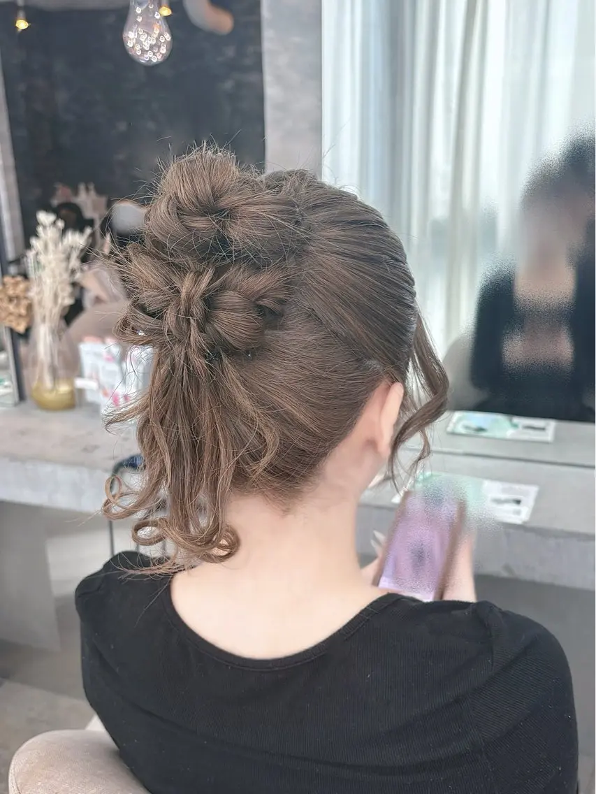 セミロング ヘアセット 🫧Maho【浦和】 艶カラー/ヘアメ🫧のヘアスタイル