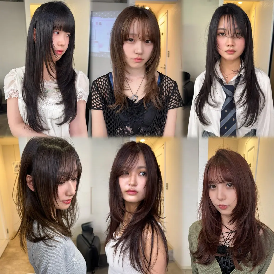 セミロング カラー レイヤーカット カット ヘアカラー トリートメント 縮毛矯正 髪質改善寺坂雄飛💐のヘアスタイル