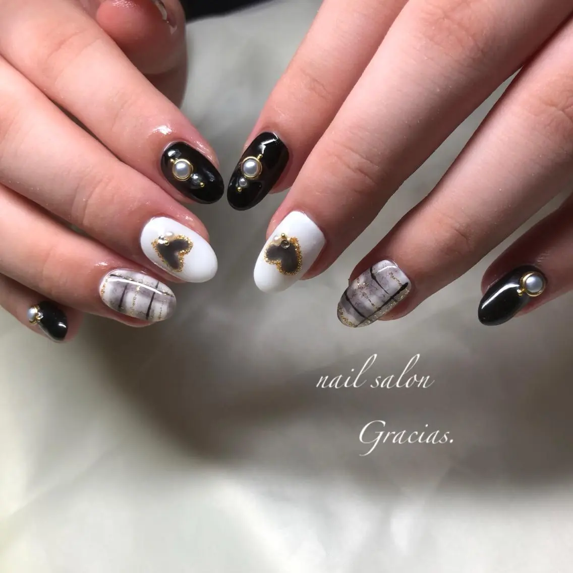 ネイル ハンドネイル Gracias. rieのネイルデザイン