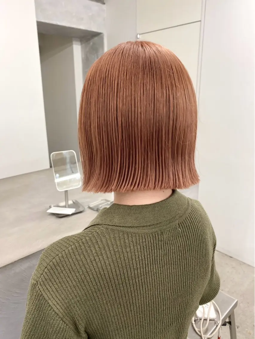 ショート ボブ 外ハネヘア カネコ ノノカ/髪質改善のヘアスタイル