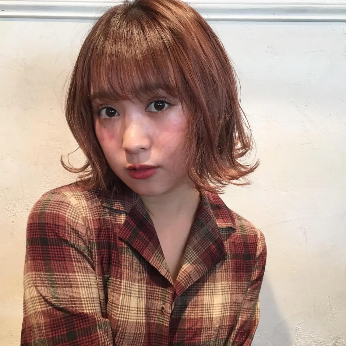 ショート カラー 銀座🤍ボブ/ ミディアム/佐野夢美のヘアスタイル
