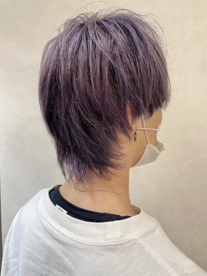メンズカット＋カラーの写真