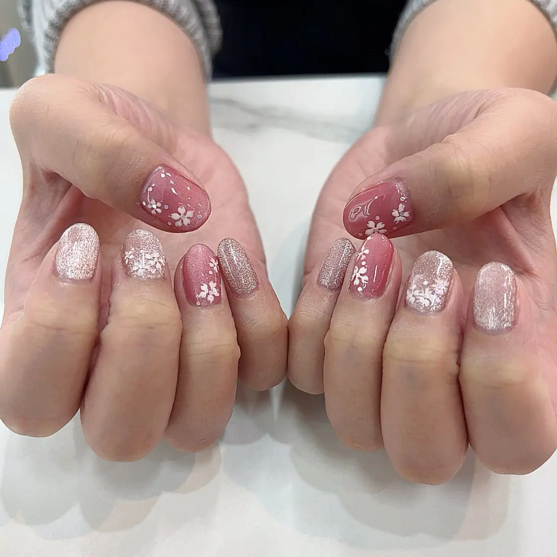 ネイル ハンドネイル あおやぎ ゆきこのネイルデザイン