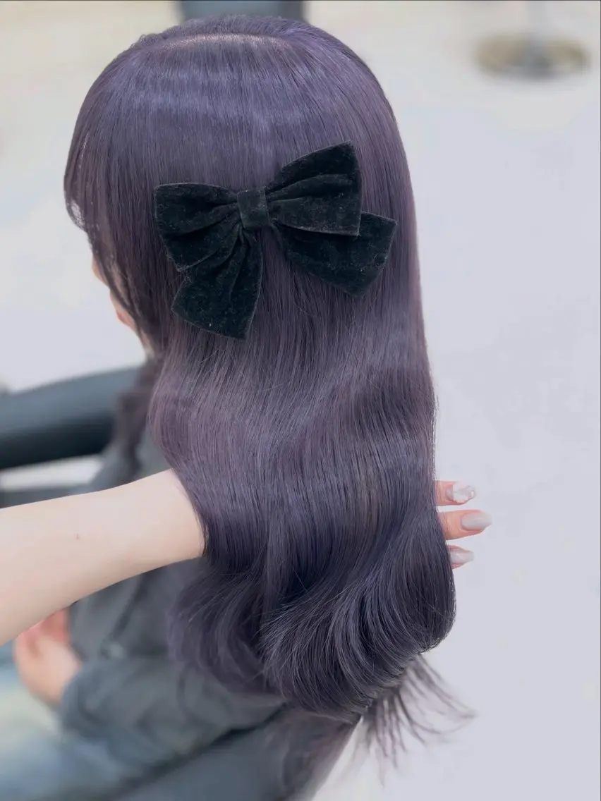 カラー ヘアカラー トリートメント ベージュ・ラベンダー カラー🎀りりのヘアスタイル