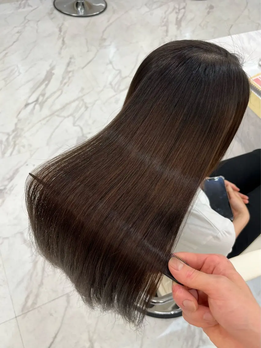 ロング 梅田🫧髪質改善 縮毛矯正🫧村上蒼生のヘアスタイル