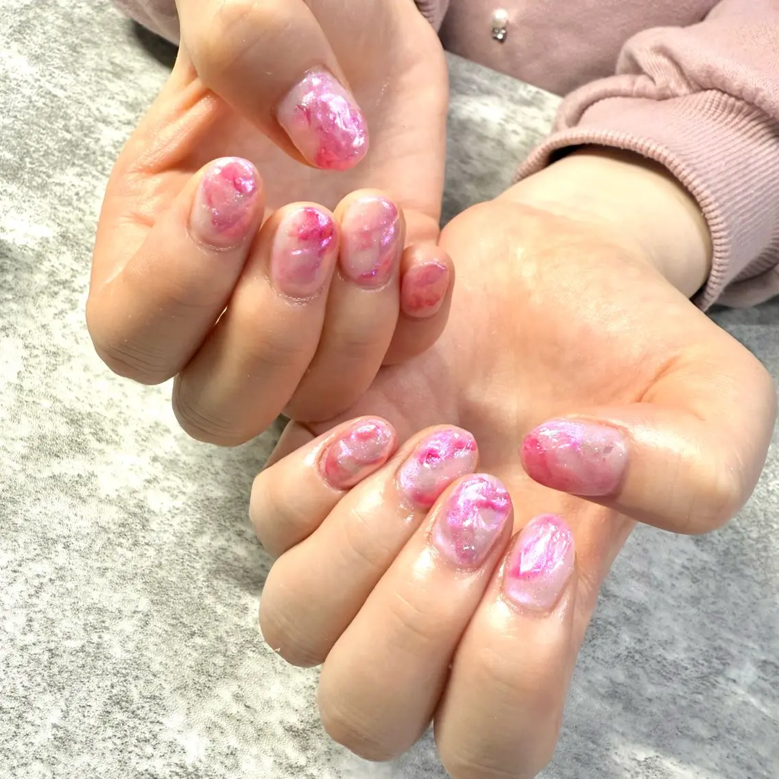 ネイル ピンク ハンドネイル ★Rinail... .のネイルデザイン