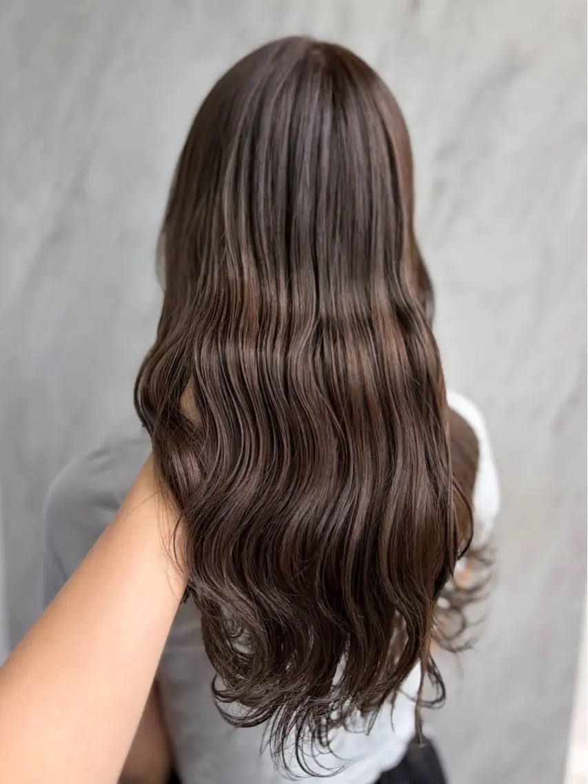 ロング ヘアカラー 🫧透明感カラーピ ンクカラー🫧maiのヘアスタイル