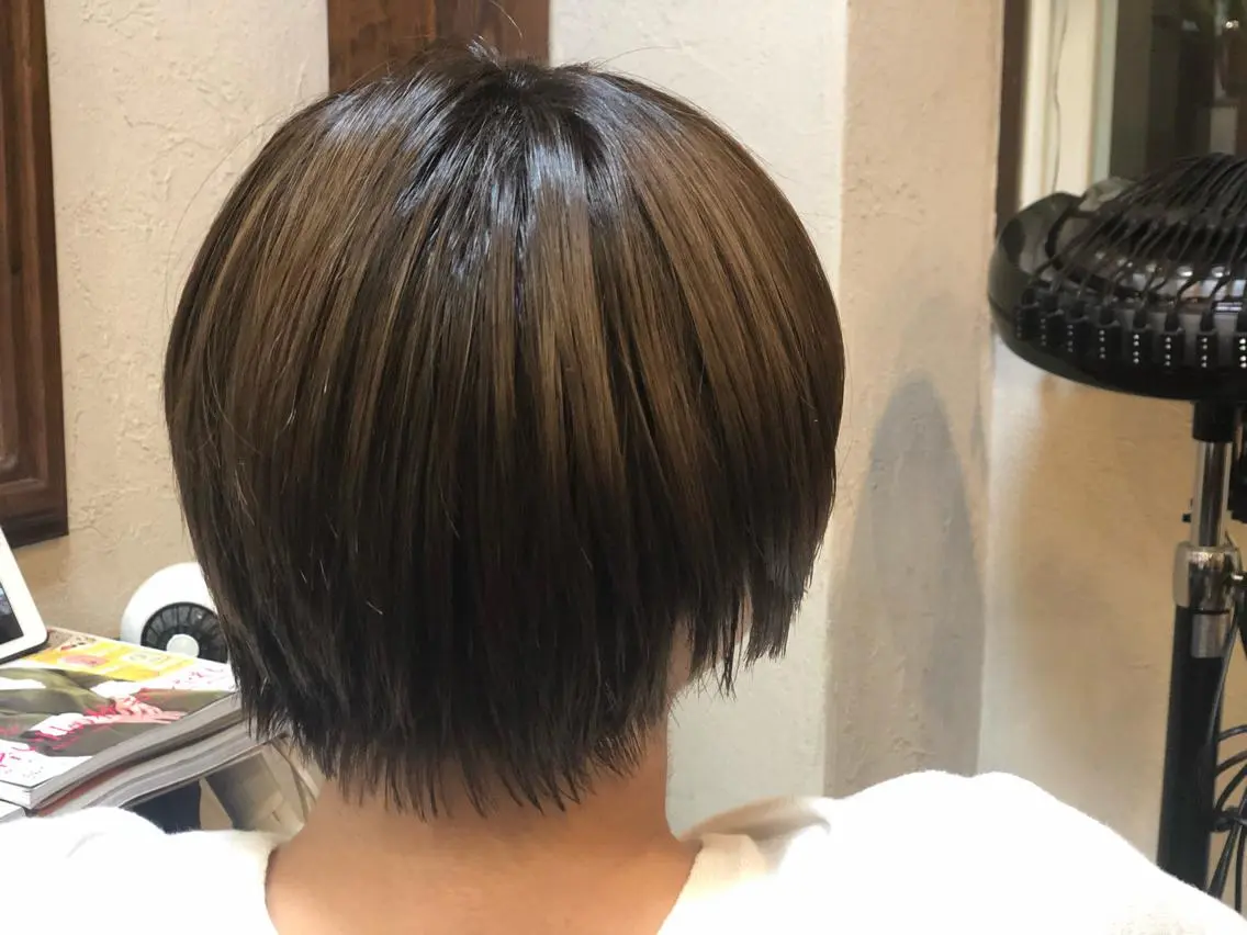 ショート Snaly カラー特化ページのヘアスタイル