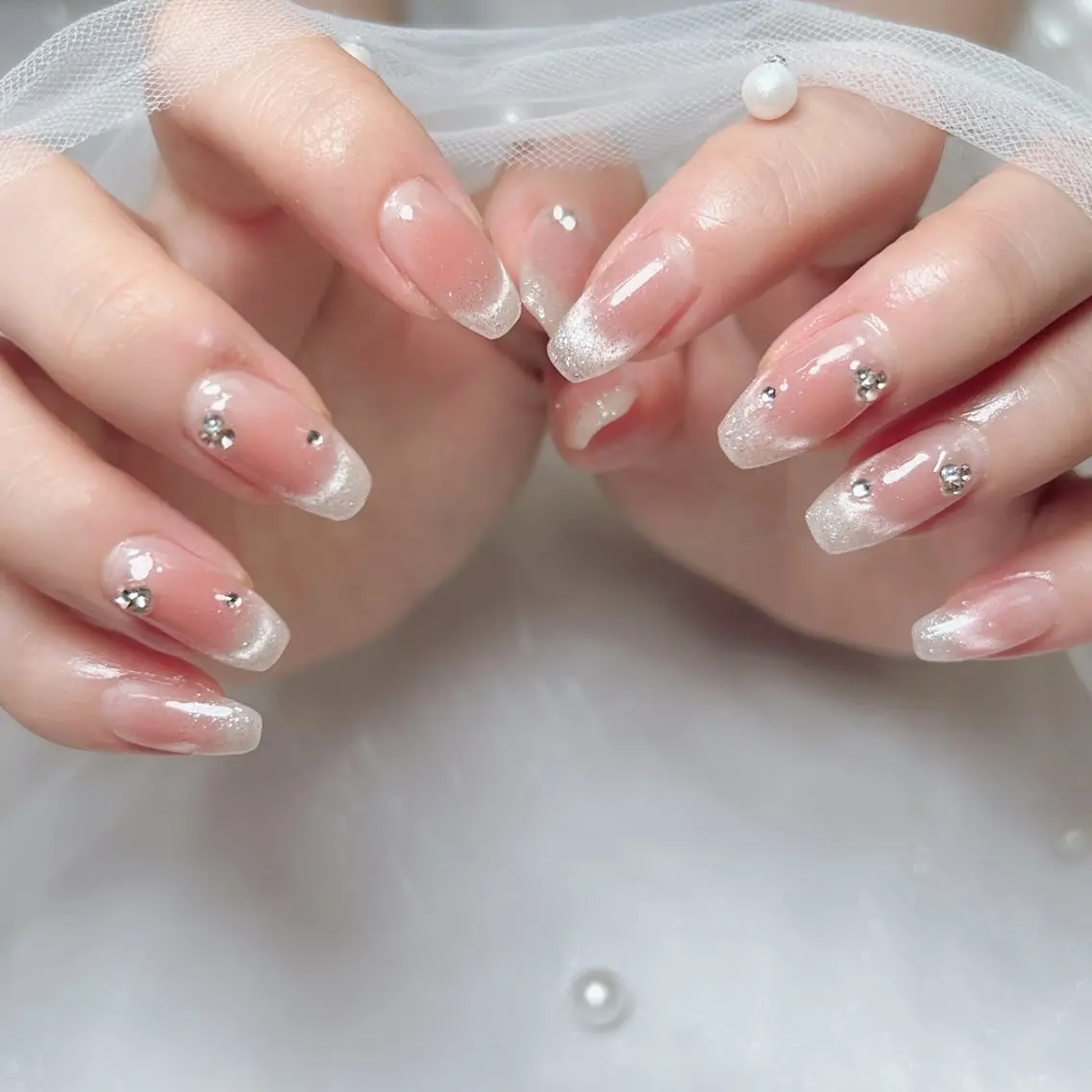 ネイル ジェルネイル ニュアンスネイル 夏ネイル ハンドネイル Cute Tips nailのネイルデザイン