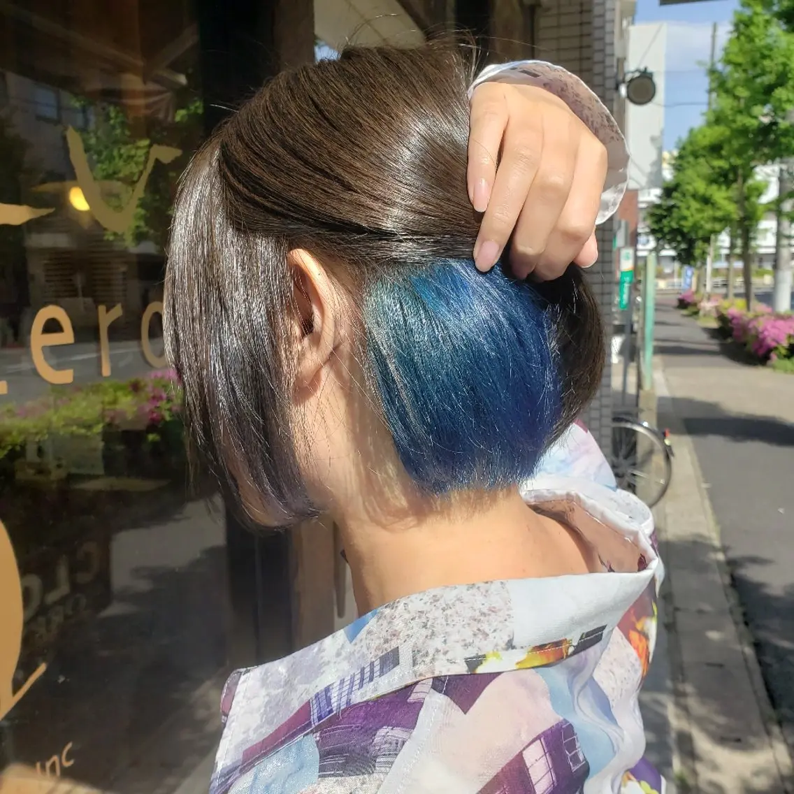 ショート カラー 槌本 健成のヘアスタイル