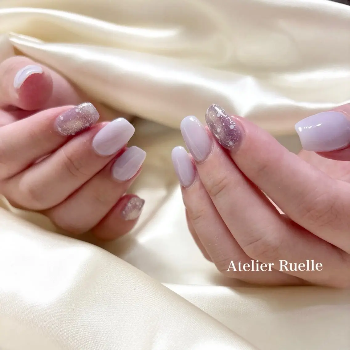 【Hand】 Stone＆Gulitter course　550の写真