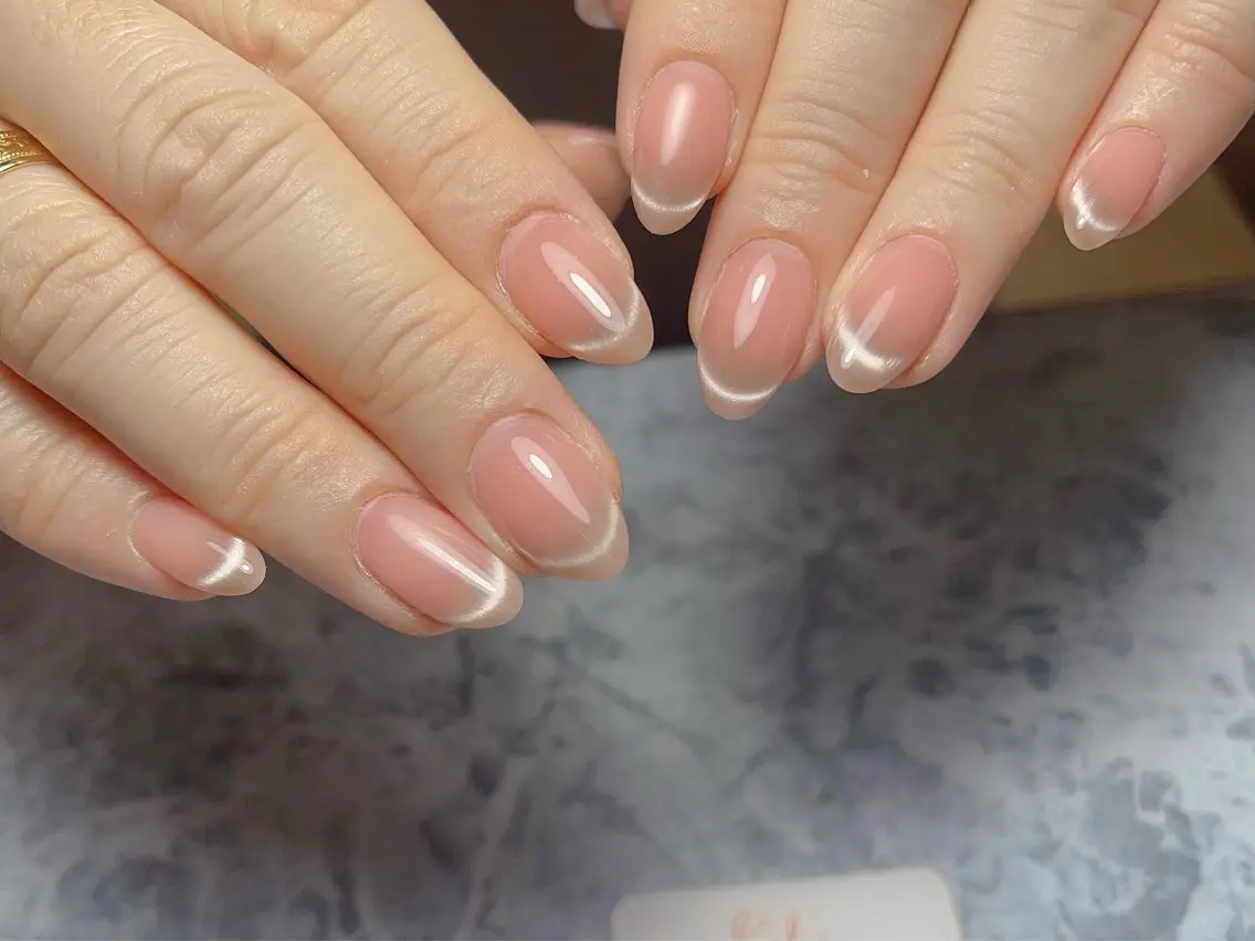 ❤️🔥ソフトジェルオフ無料❤hand💕ガラス/マグネット/ミラーフレンチの写真