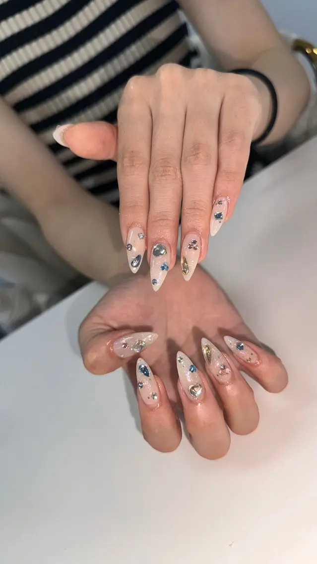 セミロング ハンドネイル 🦋Nail Amo🦋のネイルデザイン