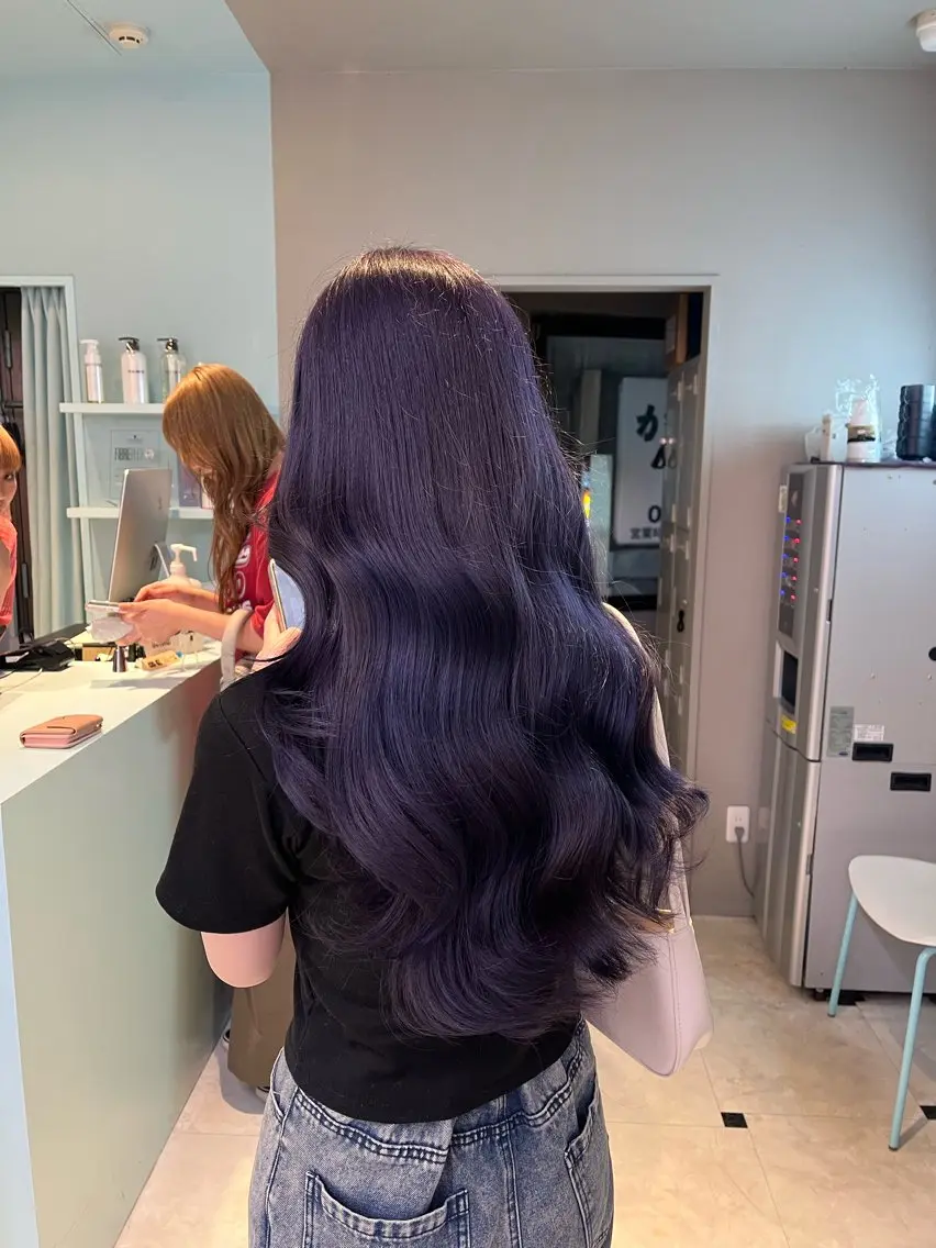 ロング カラー ヘアカラー トリートメント ブリーチカラー 🩵MIZUKIのヘアスタイル