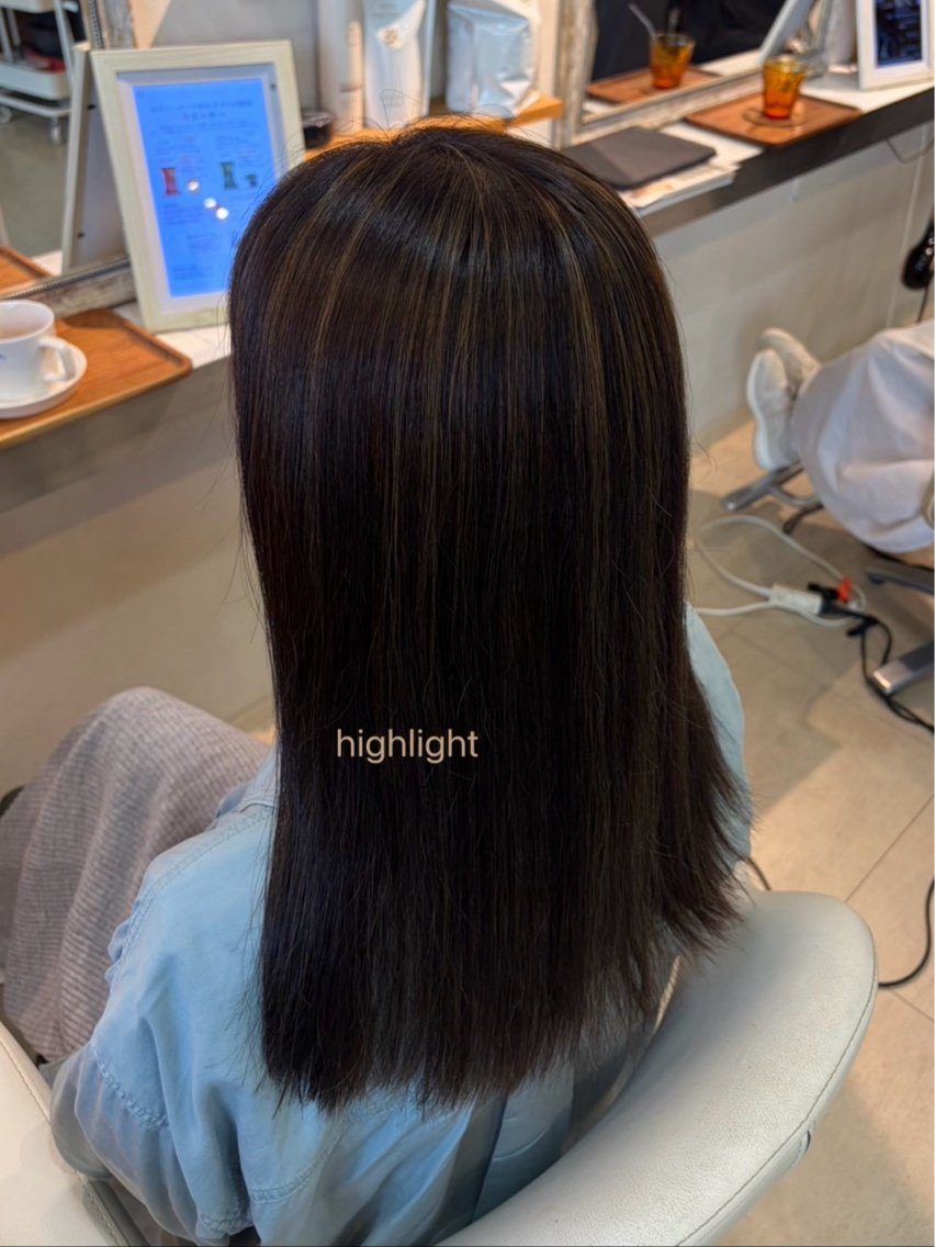 ロング ヘアカラー hair bonitaのヘアスタイル
