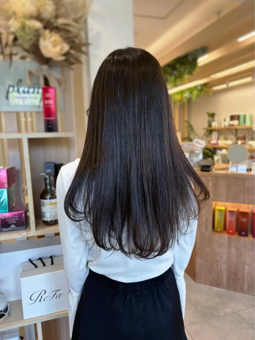 カラー ヘアカラー トリートメント 西新  MAHIRO 🩵🫧艶髪🩵🫧のヘアスタイル