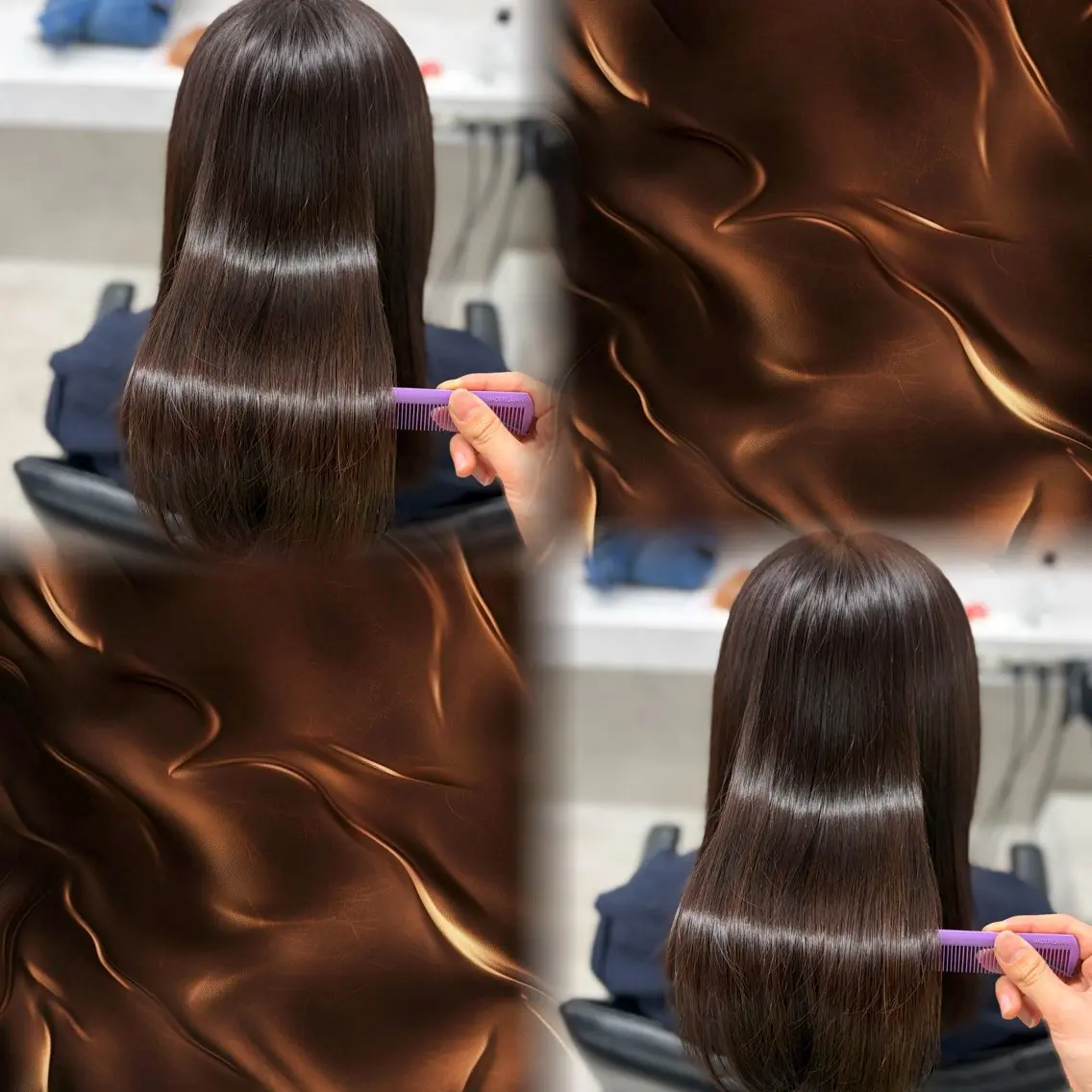 ミディアム カラー ブラウンカラー Riru💜 カラーモデル募集中のヘアスタイル