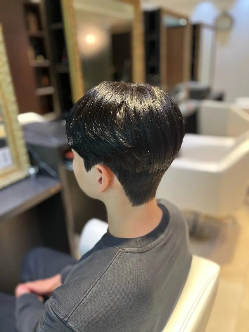 ショート パーマ メンズ ダウンパーマ メンズパーマ 縮毛矯正 韓国メンズヘア特化 ‪☆KOKIのヘアスタイル
