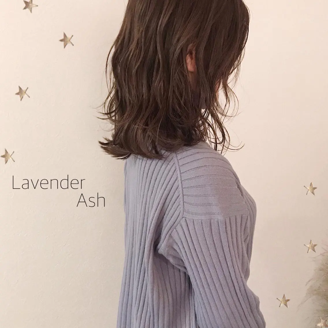 ミディアム カラー カット ヘアカラー 市川 千夏のヘアスタイル