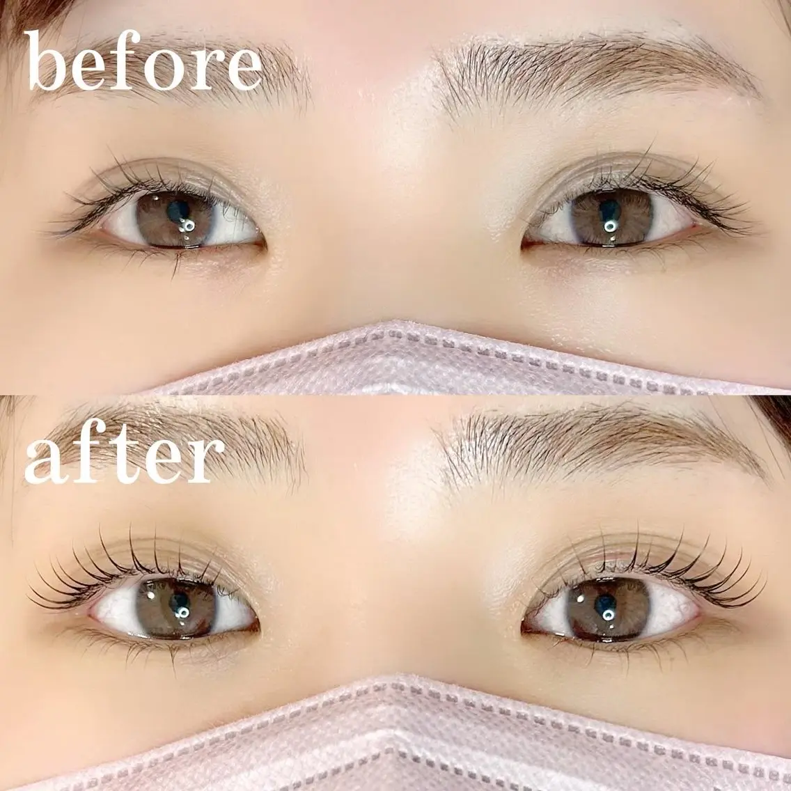 マツエク・マツパ バインドロック フラットラッシュ ナチュラル パリジェンヌラッシュリフト まつげパーマ Marine eyeの眉毛・アイブロウイメージ