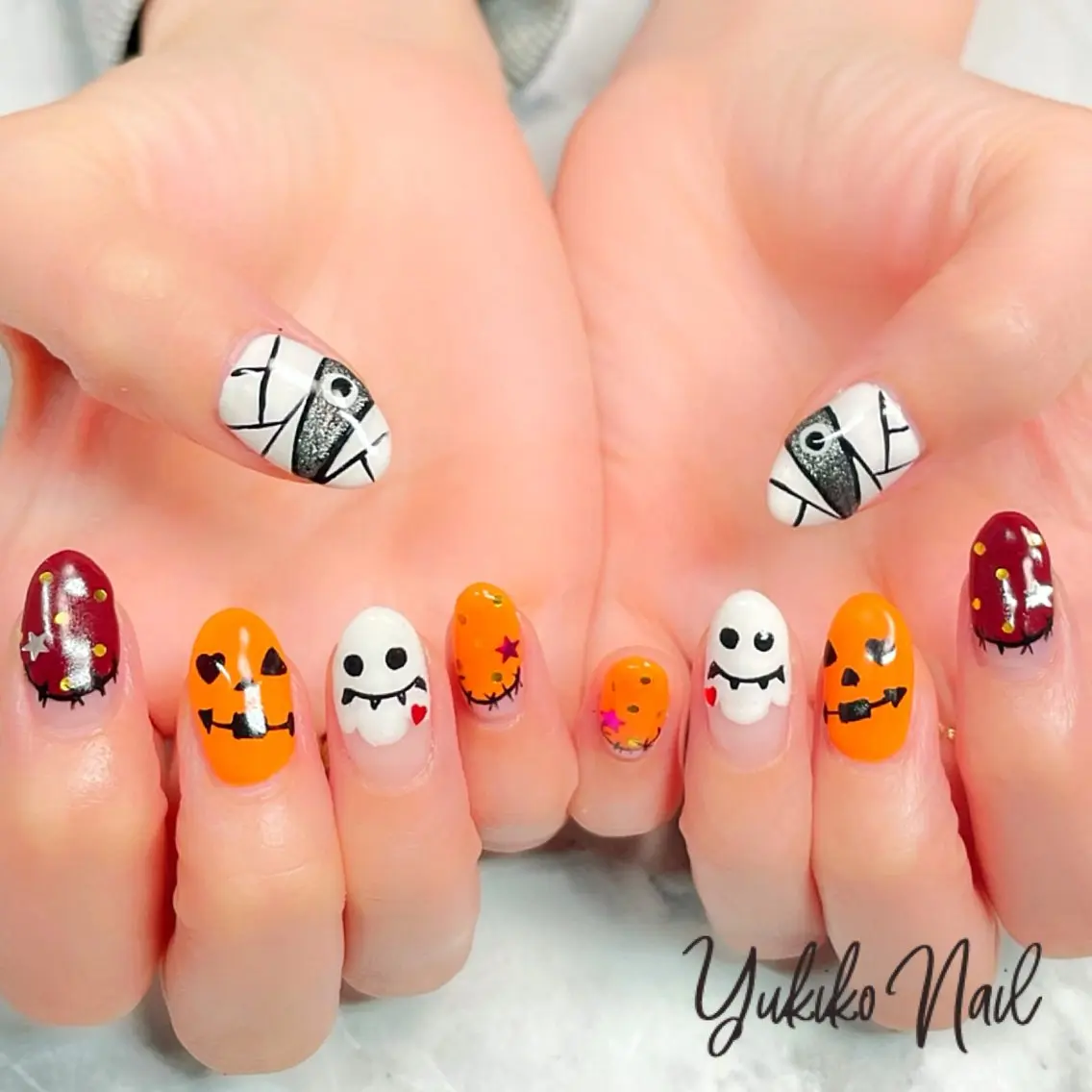 ネイル ハロウィン ユキコ ネイルのネイルデザイン
